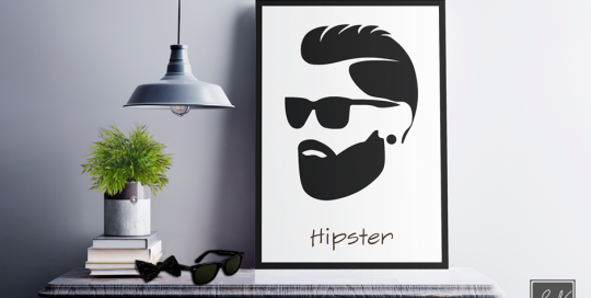 Hipster Plakat SN mediegrafiker