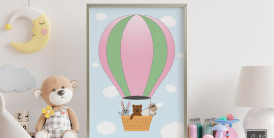 Luftballon plakat